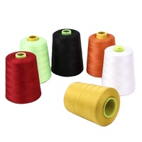 Benang Jahit Poliester 100% Spun Berkualitas Tinggi Ramah Lingkungan 8000 yard, Pewarnaan Eco-Friendly, untuk Mesin Jahit (Grosir)