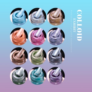 JTING Esmalte de Uñas en Gel Mágico de 12 Colores, Esmalte de Uñas en Gel UV Magnético con Efecto Ojo de Gato Aurora Interestelar, Colorido, Removible, OEM, Marca Privada - Product Image 4