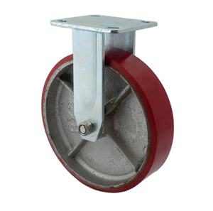 6-Zoll-Lenk rolle Hochleistungs-Lenk rollen aus schwarzem Gummi 8-Zoll-Lenkrad - Product Image 1