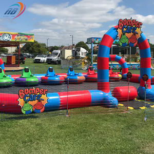 Attraction de parc d'attractions et de fête foraine : Voiture tamponneuse gonflable UFO à tir laser, zone de rotation, pour enfants, thème glace et neige - Product Image 4