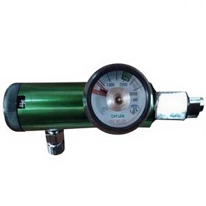 Régulateur <span class=keywords><strong>de</strong></span> pression d'oxygène médical mini CGA540 CGA870 3000 PSI avec sortie 50 PSI, débit réglable et connexion DISS BARB - Product Image 2