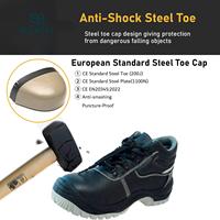Chaussures de sécurité à embout d'acier certifiées CE, bottes de travail unisexes, cuir véritable, imperméables, légères, respirantes, construction S3 SRC