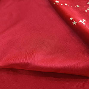 Warp 95 poliéster 5 spandex franela poliéster elástico pleuche Corea tela de terciopelo estrella dorada para vestido completo - Product Image 4