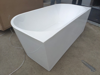 Baignoire autoportante en acrylique pour adultes, design de nouvelle-zélande, baignoire à surface solide pour adultes, jasa toefl contre le mur