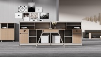 Vente de bureau pour chaises d'officiers de table Bureau exécutif blanc Bureau moderne