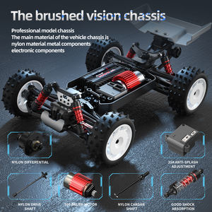 <span class=keywords><strong>Voiture</strong></span> RC tout-terrain électrique 4x4 1:16 avec moteur brushless 2847, contrôle synchronisé à l'échelle réelle 2.4G, véhicule télécommandé réaliste - Product Image 3
