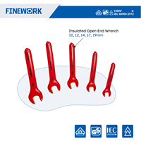 99LB004 Professional Finework 18PCS 1000V Tournevis Pince Clé VDE Jeu d'outils isolés