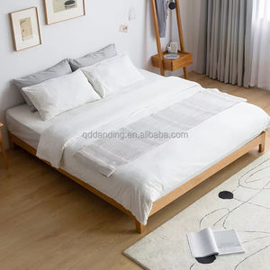 F8016 Cama de Madera Tatami Estilo Nórdico Minimalista de Roble Macizo para Dormitorio - Product Image 1