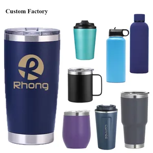 Tumbler Factory 12 oz 14 16 20 30 32 oz insulated tumbler water cup bottle stainless steel manufacturer brand wholesale supplier