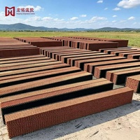 Nouvelle plaque de protection extérieure en PVC écologique avec trous en forme d'engrenage et de losange pour filtre à air, utilisée dans l'équipement de refroidissement des fermes avicoles