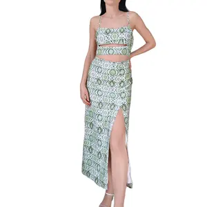 Casual Summer Cotton Hawaiian Polynesian Beach Dress Low Cut Out Long Sleeveless Maxi Hot Cottagecore Wrap Dress For Women