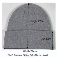 Bonnet anti-radiation, protection EMF, chapeau tricoté, protection contre le wifi et les micro-ondes