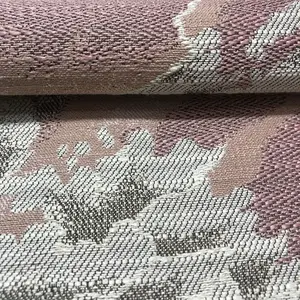 Wholesale 100 polyester yarn dyed floral jacquard upholstery fabric