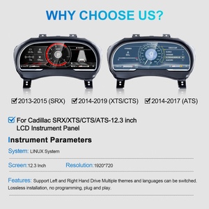Navihua LCD <b>Digital</b> Cluster Dashboard <b>Car</b> Auto Meter <b>for</b> Cadillac SRX 2013-2015 XTS CTS 2014-2019 ATS 2014-2017 Virtual Cockpit - Product Image 5