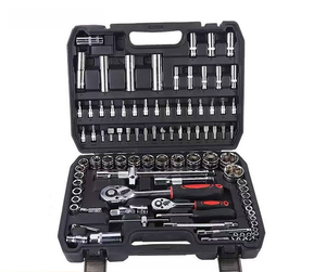 Set di 108 Pezzi di Chiavi a Bussola Cromate con Cricchetto, Kit di Attrezzi Multifunzionale <span class=keywords><strong>per</strong></span> Riparazioni Domestiche e Auto - Product Image 3