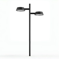 Lampe de jardin à LED Colonne de protection Lampe de rue décorative en aluminium pour l'extérieur Poteaux de jardin à LED