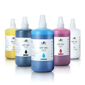 Textiel 500Ml 1000Ml Premium Dtf Printer Film Wit Pigment Inkt Dtf Inkt Voor Dtf Printer L1800 I3200 L 80M