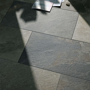 Piastrella Moderna Opaca <span class=keywords><strong>in</strong></span> Gres Porcellanato per Esterni Piscina 300x600mm, Effetto <span class=keywords><strong>Pietra</strong></span> 3D Antiscivolo, per Pavimentazione Esterna Cortile - Product Image 1