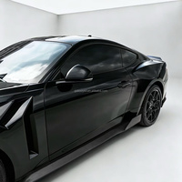 Kit carrosserie pour Ford Mustang, comprenant un capot en fibre de carbone, un couvercle de coffre, une lèvre avant, un diffuseur arrière, des ailes et des jupes latérales
