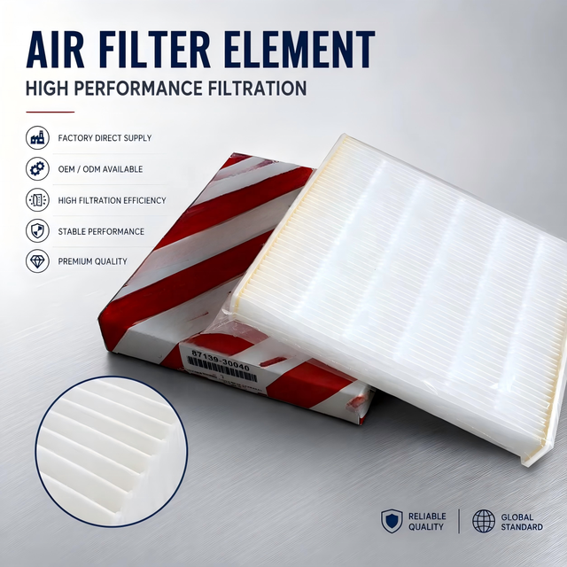 New Air Filter Element 87139-ON010 87139-30040 87139-26010 87139-0N010 OEM Auto Spare Parts 100% Tested 1 Year Warranty