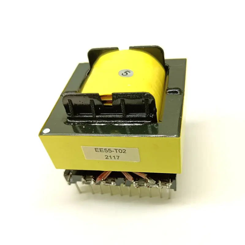 Yüksek frekanslı ferrit çekirdek invertör trafo EE55-T02 hibrid güneş inverteri trafo