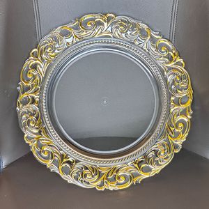 Utensilios de mesa ecológicos, aperitivos de boda, platos de cena, platos de postre, 13 pulgadas, 33cm - Product Image 1
