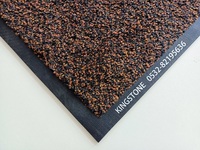 Tapis d'entrée en peluche lavable pour usage commercial avec dos en caoutchouc, pour intérieur/extérieur, usage domestique