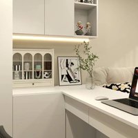 Unité Tout-en-Un Moderne Minimaliste : Armoire Intégrée, Lit Tatami, Dressing et Bureau pour Villa, Maison, Salle de Sport - Atelier et Chambre Confortables