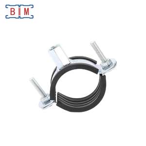 Steunklem <span class=keywords><strong>U</strong></span>-profiel koolstofstaal elektrogalvaniseerd O-type isolatiepijpklem - Product Image 5