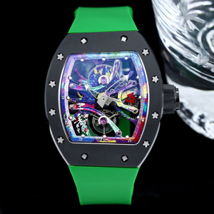 Men's Graffiti Ceramic Tourbillon <b>Watch</b>, Sapphire Crystal Automatic Mechanical <b>Watch</b> - Product Image 4