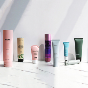 custom 15ml 30ml 50ml 100ml face soft squeeze container plastic packaging empty lotion aluminum eye hand cream cosmetic tube