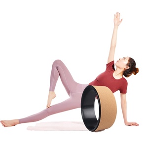 Logo personnalisé Roue de yoga confortable Sport Yoga Roue arrière pour les maux de <span class=keywords><strong>dos</strong></span> étirement - Product Image 5