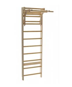 Barra <span class=keywords><strong>Horizontal</strong></span> de Madera al por Mayor Barras Paralelas de Interior para el Hogar Entrenamiento de Pilates Multifuncional <span class=keywords><strong>Escalera</strong></span> Sueca Barras de Espaldera de Madera - Product Image 3