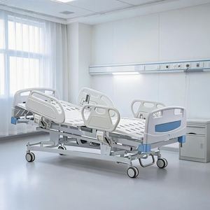 <span class=keywords><strong>Lit</strong></span> médicalisé avec barrière ABS en acier au carbone, 3 fonctions pour les soins aux personnes âgées (usage hospitalier et domestique) - Product Image 6