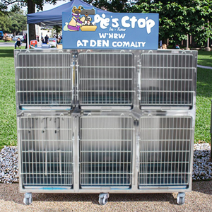 CH Fourniture d'usine <span class=keywords><strong>Cage</strong></span> de clinique pour animaux de compagnie de haute qualité pour chiens Cages pour animaux de compagnie en acier inoxydable d'instrument vétérinaire de luxe - Product Image 3