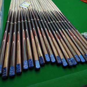 ไม้คิวสนุกเกอร์สีน้ำเงิน ทรงสี่เหลี่ยม ทำจากไม้เมเปิล ด้ามไม้มะเกลือ หัวคิวแบบสองชิ้น ทนทาน เหมาะสำหรับเล่นสนุกเกอร์ - Product Image 2