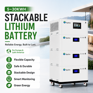 48V 15kWh Stackable Lithium <b>Battery</b> Modular Solar System for Home <b>Backup</b> and Energy Storage - Product Image 6