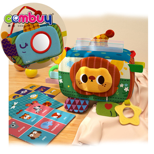 Tissu d'apprentissage éducatif en papier non <span class=keywords><strong>cassé</strong></span>, boîte à mouchoirs pour bébé, jouet - Product Image 1