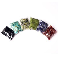 100g / Sac Pierres Roulées Naturelles de Quartz Rose et d'Améthyste, Cristaux de Guérison, Gravier de Pierres