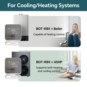 Termostato <span class=keywords><strong>de</strong></span> habitación <span class=keywords><strong>de</strong></span> calefacción y refrigeración WiFi inteligente con control <span class=keywords><strong>remoto</strong></span> inalámbrico para sistema <span class=keywords><strong>de</strong></span> calefacción por suelo radiante <span class=keywords><strong>de</strong></span> agua - Product Image 5