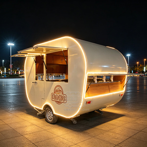 Remolque de Café Certificado por DOT, Camión de Donuts Comercial, Carrito de Comida Flexible para Tacos - Product Image 3