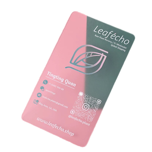 Tarjeta Magnética de Plástico Transparente con Logotipo Personalizado, Acabado Esmerilado, Impresión Digital CMYK, Marca YJ de Zhejiang - Product Image 1