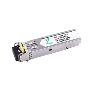 Module émetteur-récepteur fibre optique DOM Duplex LC SMF compatible 1000BASE-EZX SFP 1550nm 100km pour série de commutateurs réseau - Product Image 1