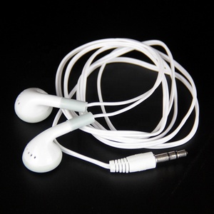 White Disposable Earphones Cheapest Mobile Headsfree Earphone For Bus Or Plane Train For School Gift One Time Use - Product Image 5