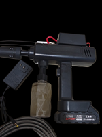 Pulvérisateur de carburant portable d'extérieur, batterie au lithium, pompe métallique, buse longue portée, réservoir détachable pour la désinfection agricole et la lutte antiparasitaire