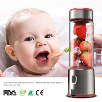 Vente en gros de produits ménagers de haute qualité, nouvelle fonction de broyage de glace, mini blender personnel, blender usb portable, presse-agrumes
