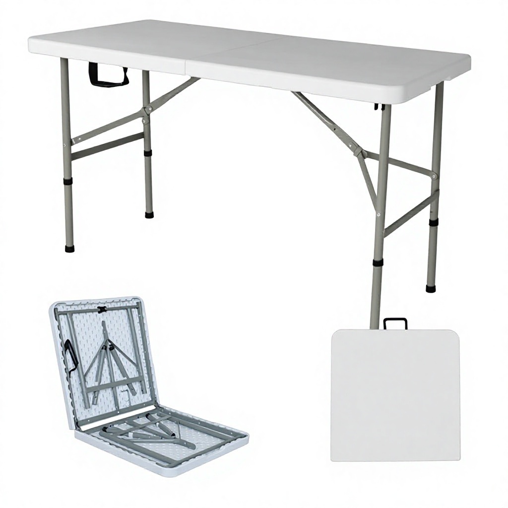 6FT & 8FT HDPE Folding Table – Commercial Banquet, Wedding & Event Party Table