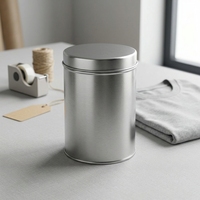 Boîte en métal ronde personnalisée pour emballage de vêtements