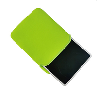 Housse de protection pour mini-ordinateur portable en néoprène, couleur unie, avec logo personnalisé, pochette pour tablette