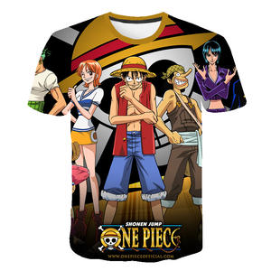 Playeras con Gráficos 3D de Personajes de Cómic y Anime Japonés, 100% Poliéster, Venta al Por Mayor - Product Image 3